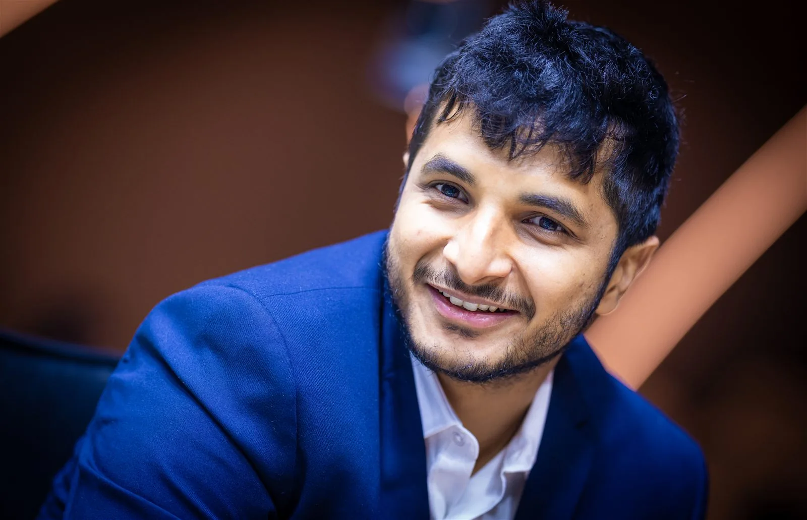 Vidit Gujrathi smiling