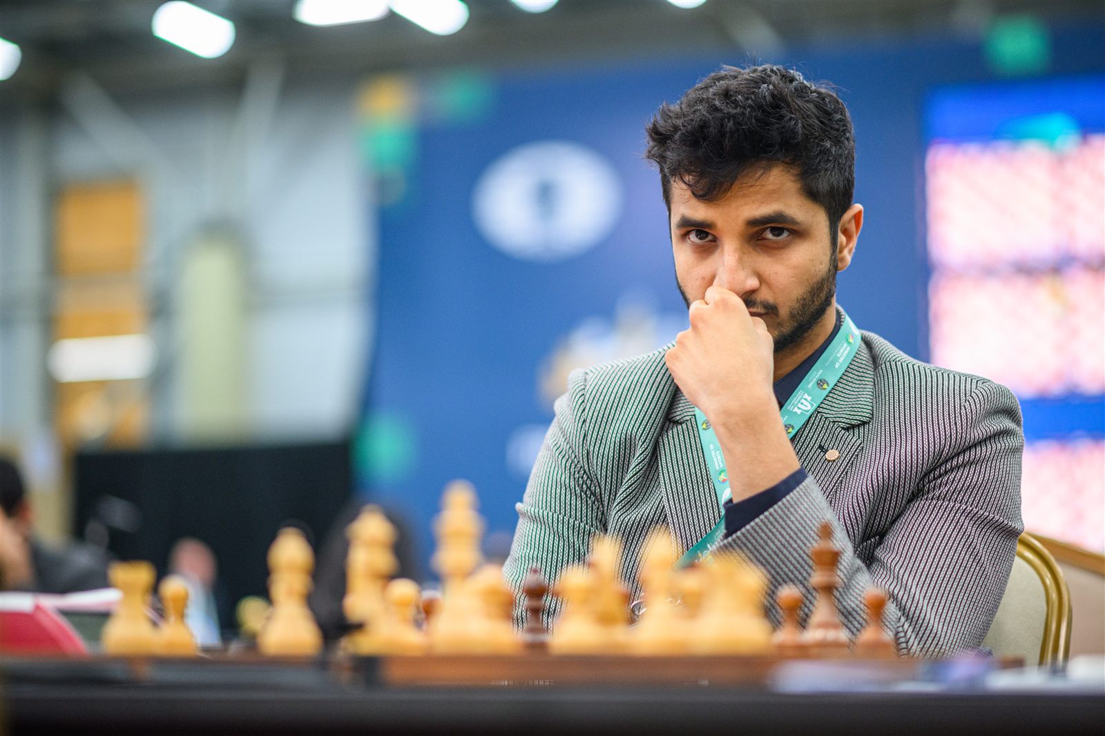 Vidit Gujrathi at a tournament